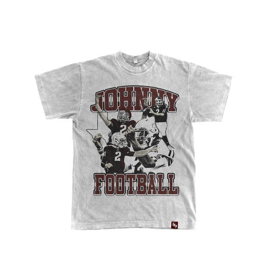 Johnny Manziel Vintage Logo Tee (White)