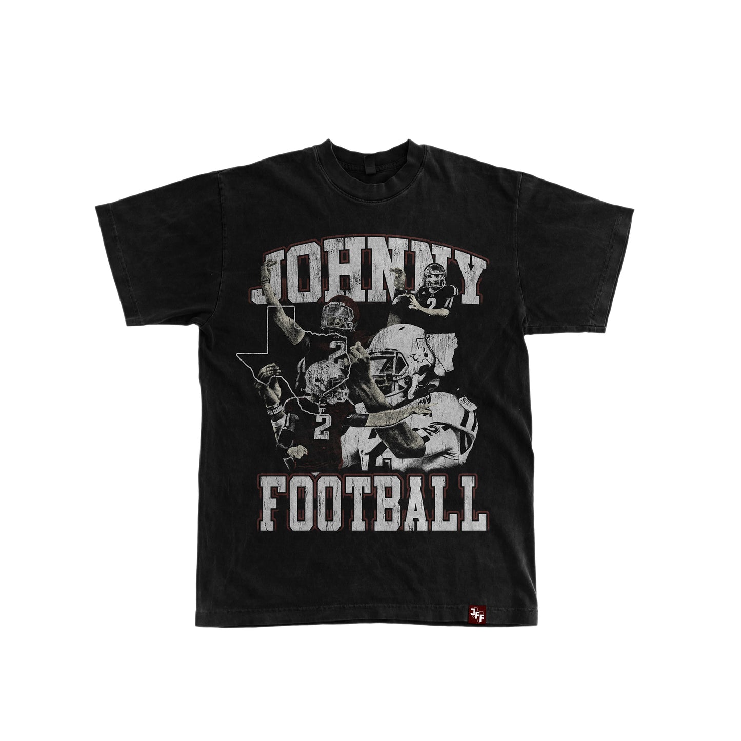 Johnny Manziel Vintage Logo Tee (Black)